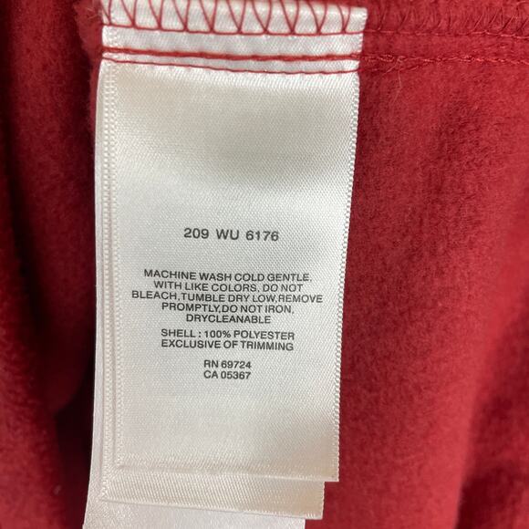Columbia Hemlock Ridge Red 1/4 Zip Pullover Fleece Sweatshirt WU6176 Mens Size M - Picture 8 of 8